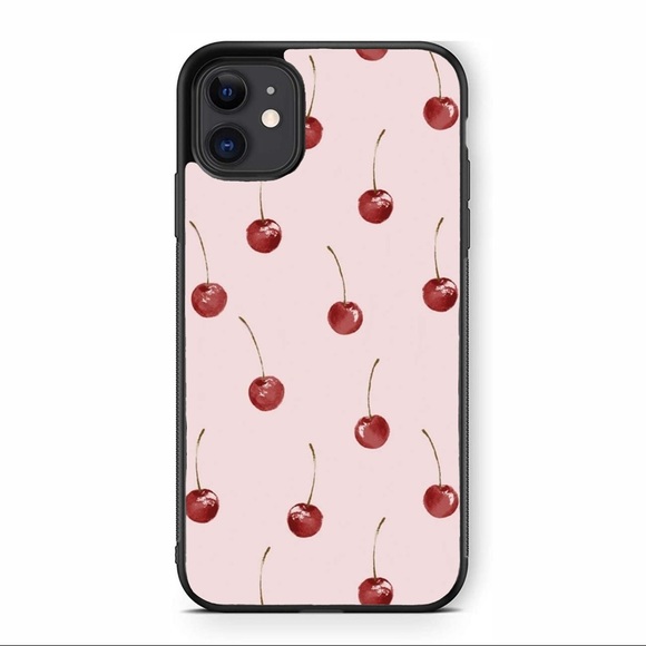 Cherry Pattern iPhone Case - Picture 1 of 1